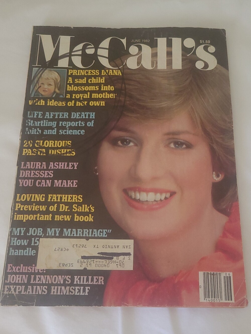 Vintage June 1982 McCall's Magazine – Princess Diana Cover Feature 👑
